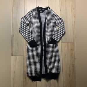 *New* Express Black and White Cardigan